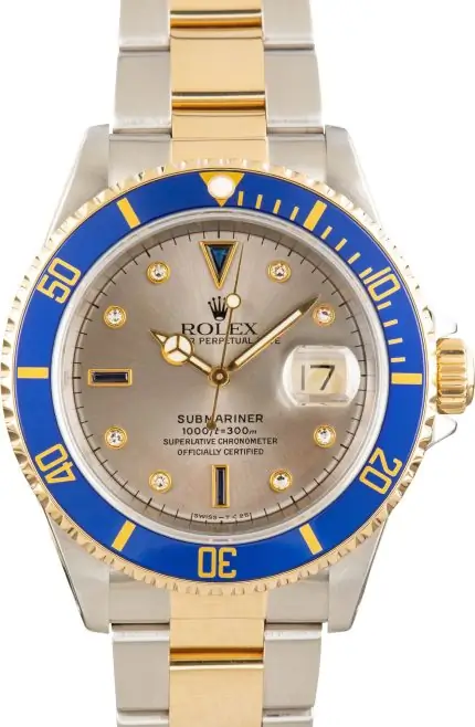 Clean Factory Supreme Rolex Submariner 16613 Serti Clone