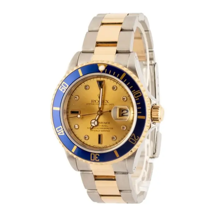 Cheapest Rolex Submariner 16613 Champagne Serti Dial Super Clone - Image 3