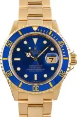 1991 Rolex Submariner 16618 Blue Gold Supreme Replica Best Clone