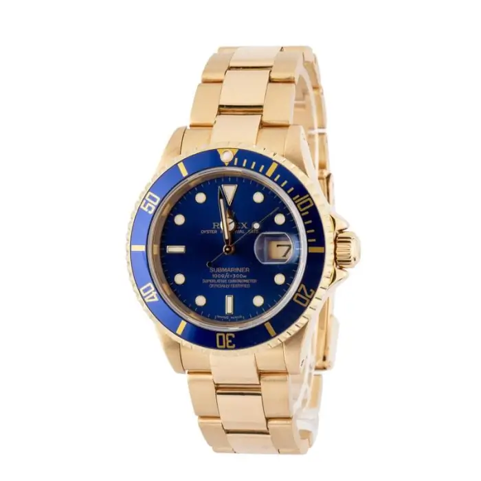 1991 Rolex Submariner 16618 Blue Gold Supreme Replica Best Clone - Image 3