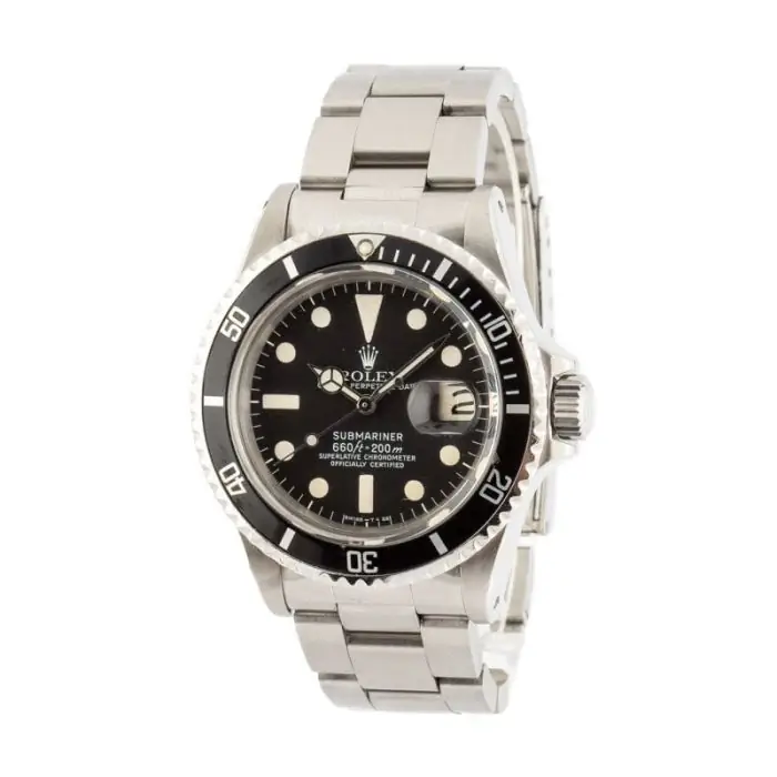 Vintage Rolex Submariner 1680 Stainless Steel Mens Watch - Image 3