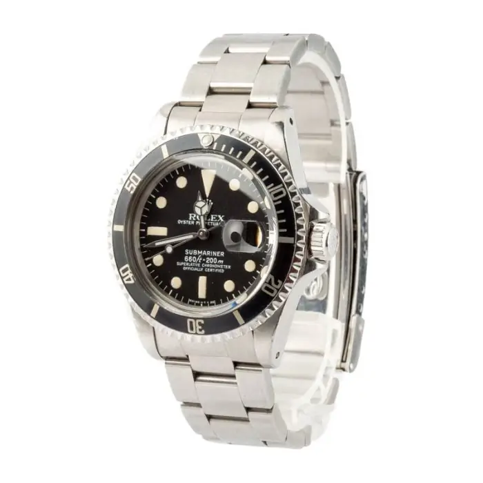Vintage 1979 Rolex Submariner 1680 Stainless Steel Watch - Image 3