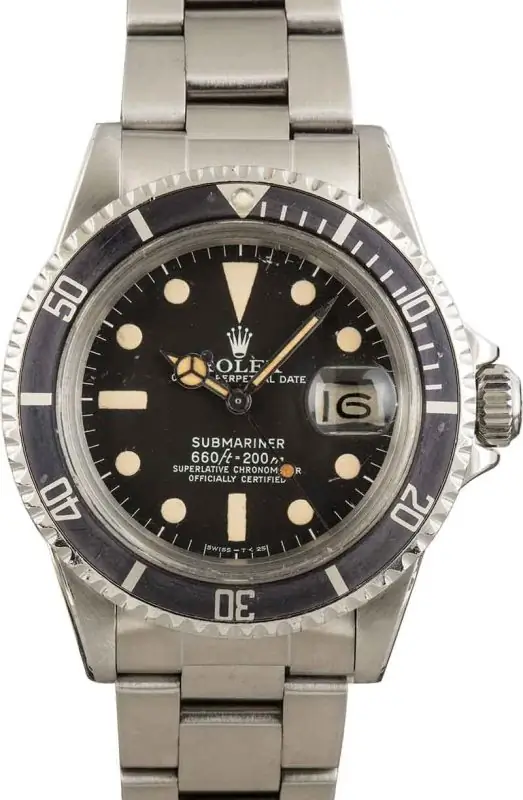 Vintage Rolex Submariner 1680 Matte Black Cheapest Rolex