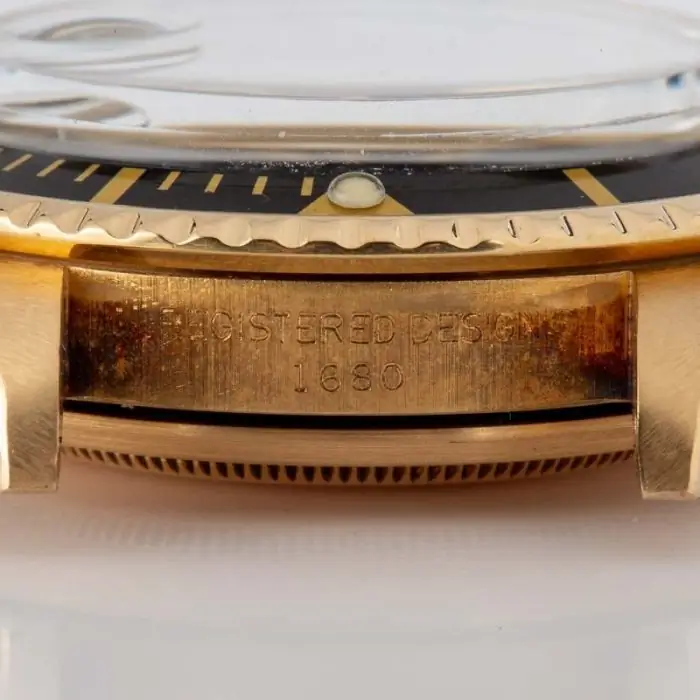 Cheapest Supreme Rolex Submariner 1680 Yellow Gold Clone - Image 5