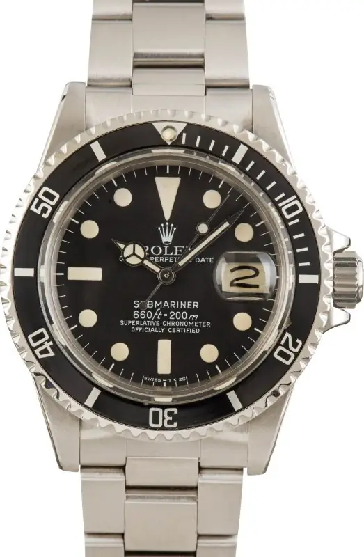 Vintage Rolex Submariner 1680 Stainless Steel Mens Watch