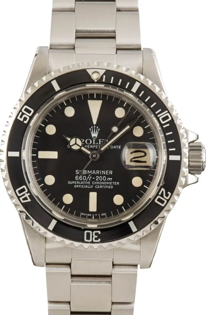 Vintage Rolex Submariner 1680 Stainless Steel Mens Watch - Image 2