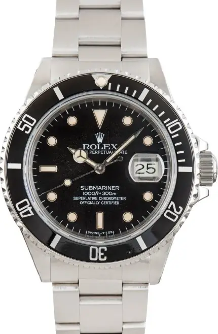 Vintage Rolex Submariner 16800 Steel – Supreme Replica by Clean Factory