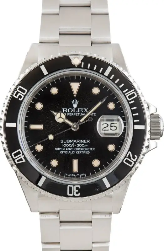 Vintage Rolex Submariner 16800 Steel – Supreme Replica by Clean Factory