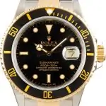 Cheapest Rolex Submariner 16803 Two-Tone Black Dial 1987
