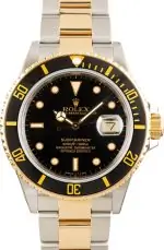 Cheapest Rolex Submariner 16803 Two-Tone Black Dial 1987