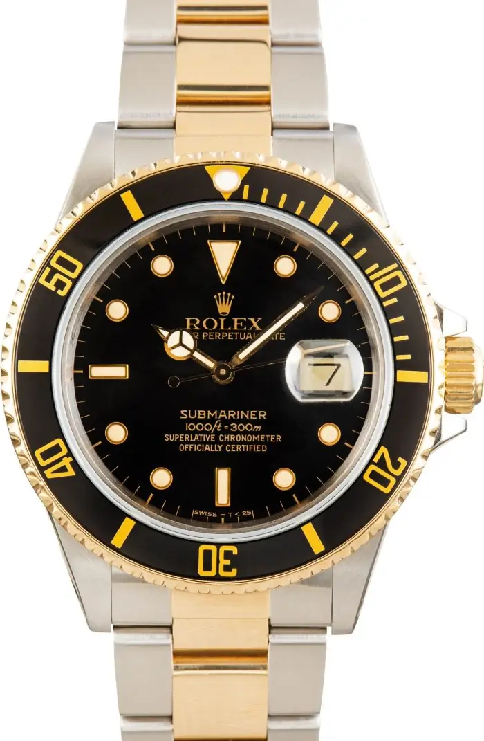 Cheapest Rolex Submariner 16803 Two-Tone Black Dial 1987 - Image 2