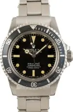 Vintage Rolex Submariner 5512 40MM Stainless Steel Watch