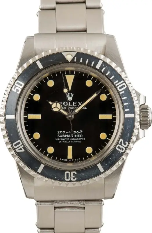 Vintage Rolex Submariner 5512 40MM Stainless Steel Watch