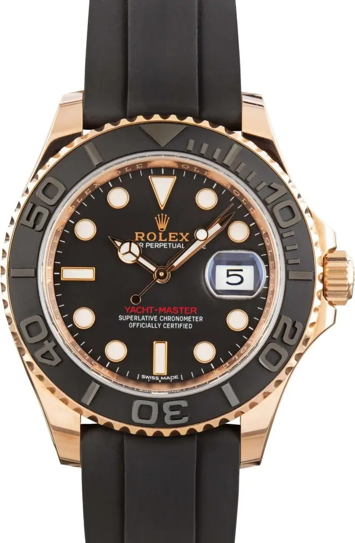 Clean Factory Supreme Rolex Yacht-Master 116655 Rose Gold Clone - Image 2