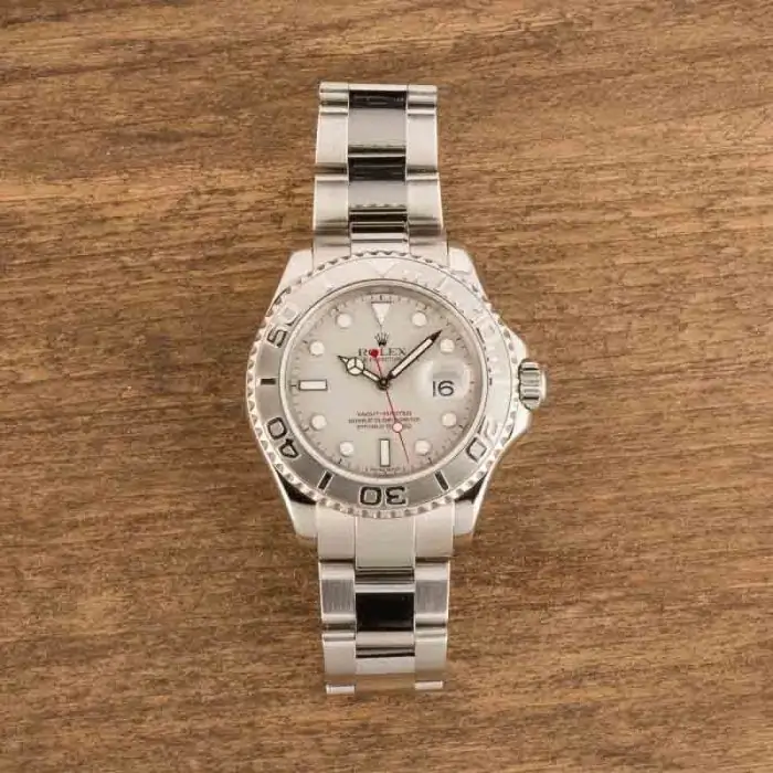 Cheapest Supreme Rolex Yacht-Master 40mm Platinum Bezel 16622 - Image 4
