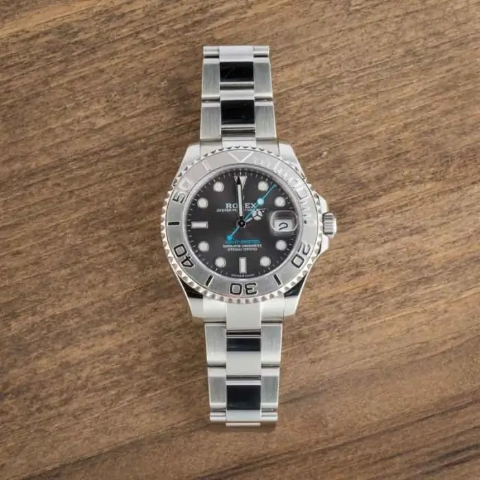 Cheapest Rolex Yacht-Master 37 Steel Platinum Bezel 268622 - Image 4