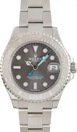 Cheapest Rolex Yacht-Master 37 Steel Platinum Bezel 268622