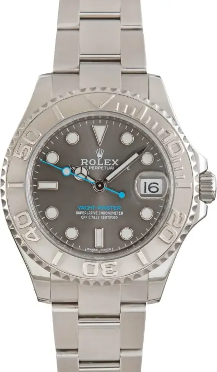 Cheapest Rolex Yacht-Master 37 Slate Dial Super Clone Watch