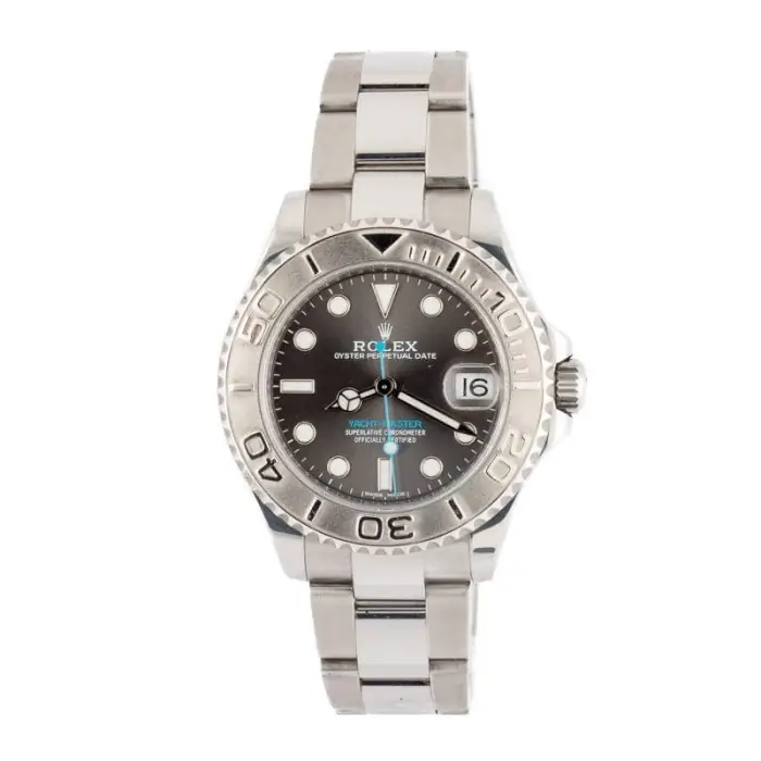 Cheapest Rolex Yacht-Master 37 Slate Dial Super Clone Watch - Image 3