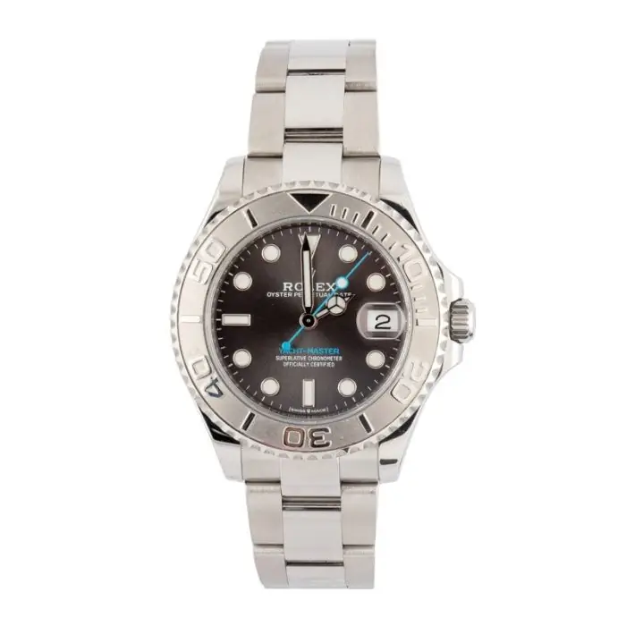 Cheapest Rolex Yacht-Master 37 Steel Platinum Bezel 268622 - Image 3