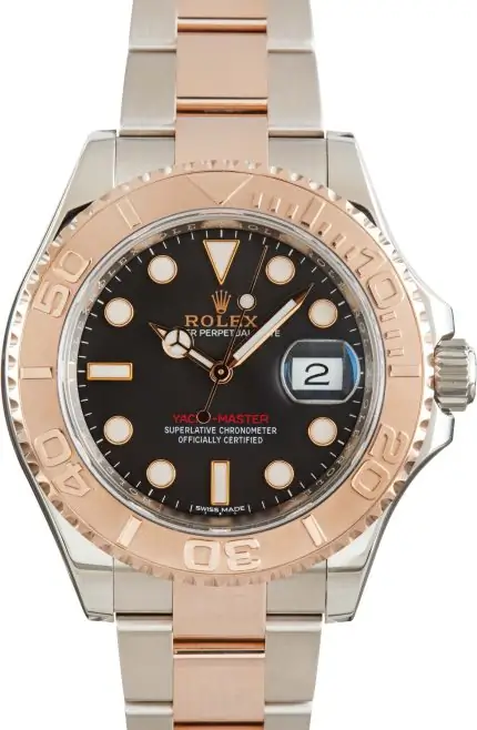 Cheapest Rolex Yacht-Master 40 116621 Black Dial Everose Gold