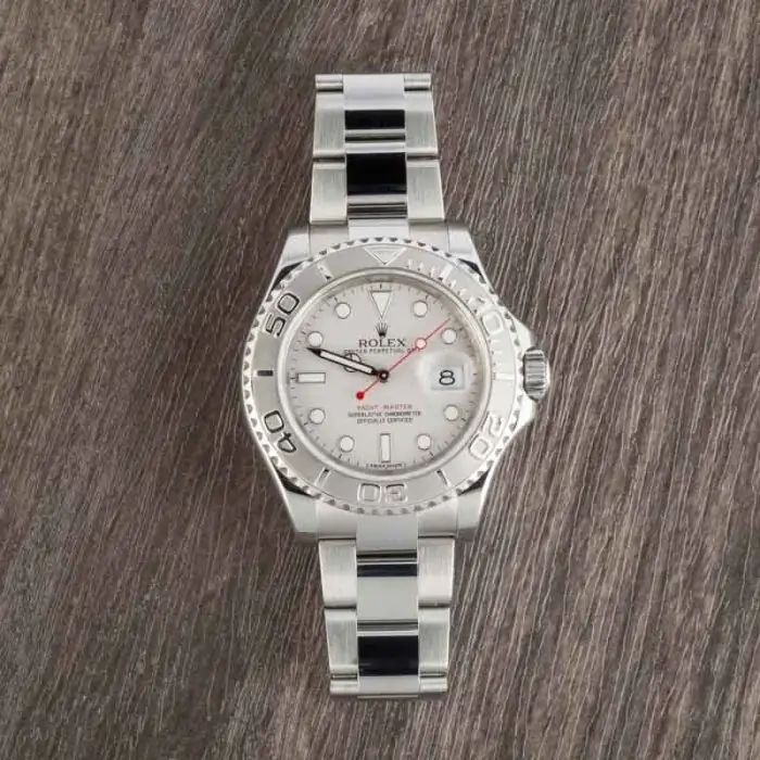 Cheapest Rolex Yacht-Master 116622 Platinum Dial Super Clone - Image 6