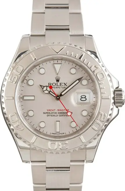 Cheapest Rolex Yacht-Master 116622 Platinum Dial Super Clone