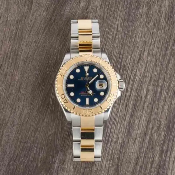 Cheapest Rolex Yacht-Master 16623 Blue Dial Steel Gold 2005 - Image 5