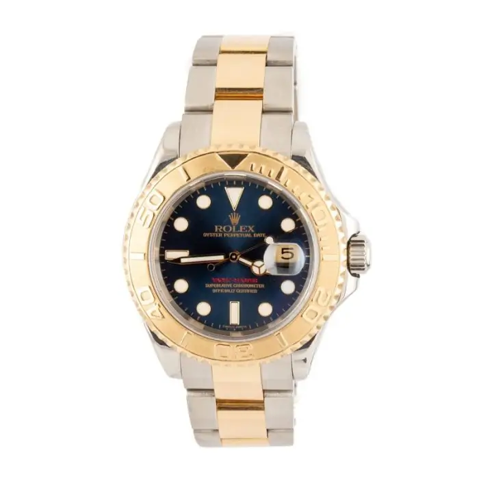 Cheapest Rolex Yacht-Master 16623 Blue Dial Steel Gold 2005 - Image 3