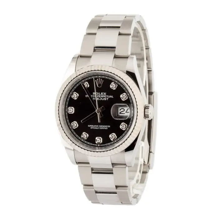 Clean Factory Supreme Rolex Datejust 126234 Black Diamond Dial - Image 3