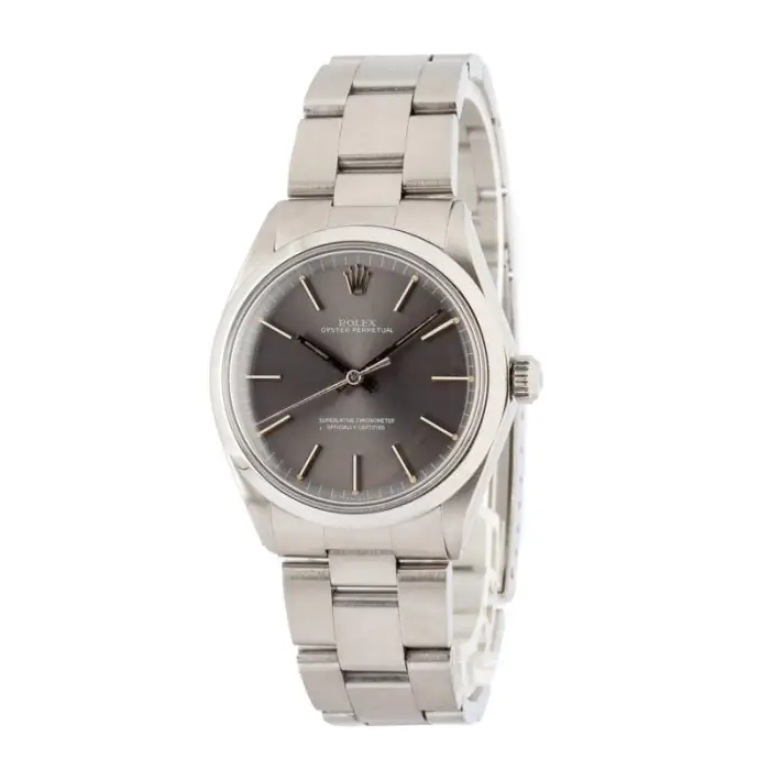 Clean Factory Supreme Rolex Oyster Perpetual 34mm 1002 Slate Dial - Image 3