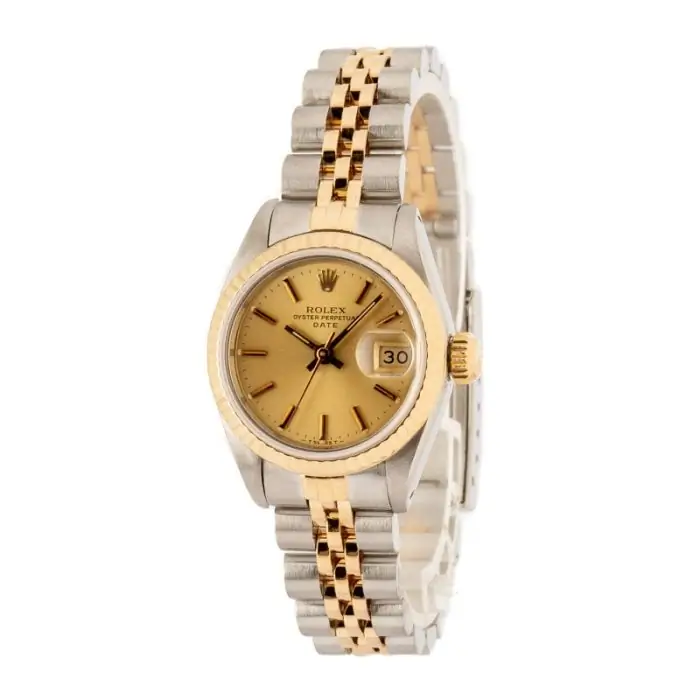 Clean Factory Supreme Rolex Date 69173 Champagne Dial 26mm - Image 3