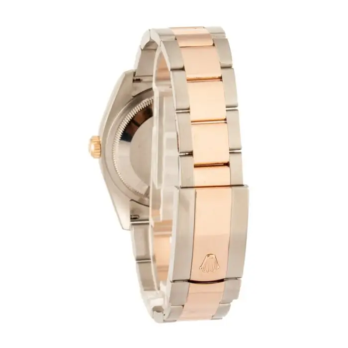 Cheapest Rolex Datejust 116201 Silver Dial 36mm Steel Rose Gold - Image 4