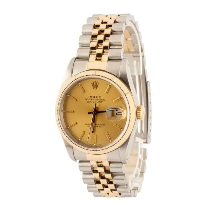 Clean Factory Supreme Rolex Datejust 36 Champagne Index 16233 - Image 3