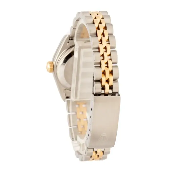 Cheapest Supreme Rolex Datejust Two-Tone 69173 Black Dial - Image 4