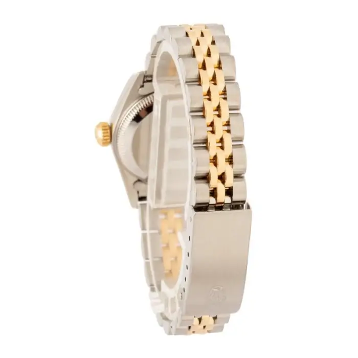 Cheapest Rolex 67193 Champagne Diamond Dial Two-Tone Watch - Image 4