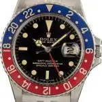 Vintage 1966 Rolex Pepsi GMT-Master 1675 Super Clone