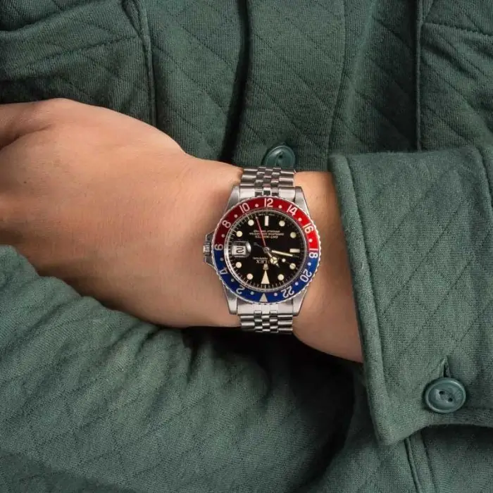 Vintage 1966 Rolex Pepsi GMT-Master 1675 Super Clone - Image 9