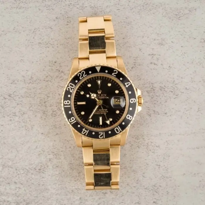 Cheapest Rolex GMT-Master 1675 Nipple Dial 1978 Gold - Image 11