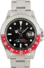 Vintage Rolex GMT-Master 1675 Pepsi Stainless Steel 1978
