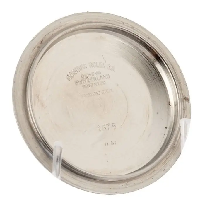Vintage Rolex GMT-Master 1675 Pepsi Stainless Steel Watch - Image 5