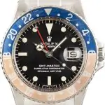 Vintage Rolex GMT-Master 1675 Pepsi Stainless Steel Watch