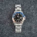 Vintage Rolex GMT-Master 1675 Pepsi Stainless Steel Watch - Image 9