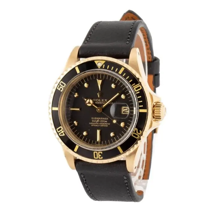 Cheapest Supreme Rolex Submariner 1680 Yellow Gold Clone - Image 2