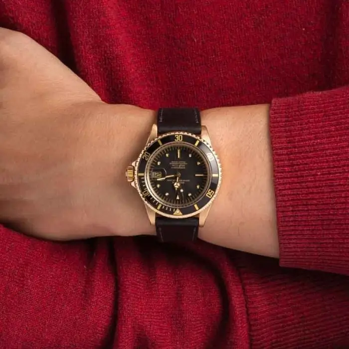 Cheapest Supreme Rolex Submariner 1680 Yellow Gold Clone - Image 8