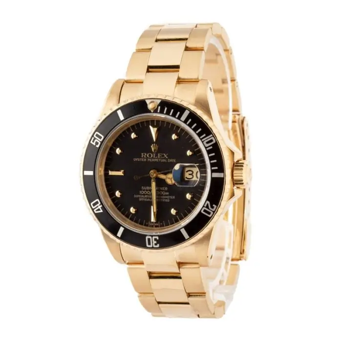 Clean Factory Supreme Rolex Submariner 16808 Gold Clone - Image 3