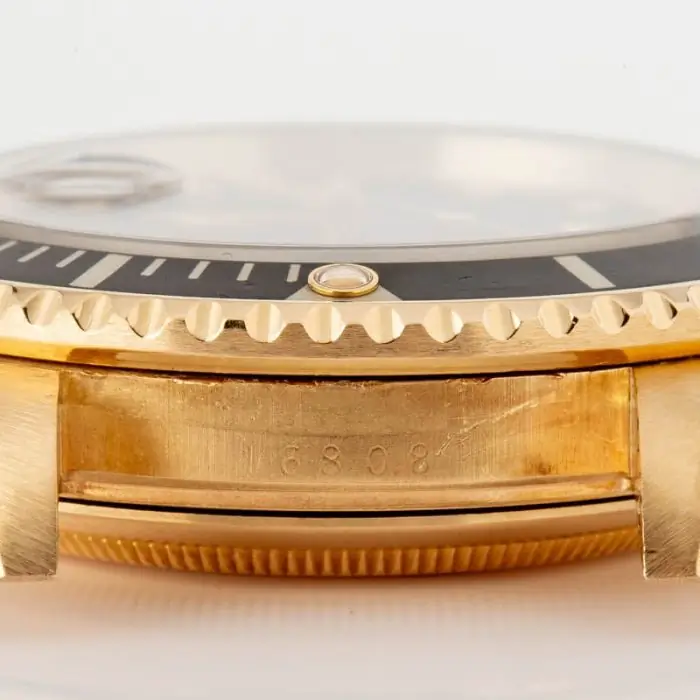 Clean Factory Supreme Rolex Submariner 16808 Gold Clone - Image 6